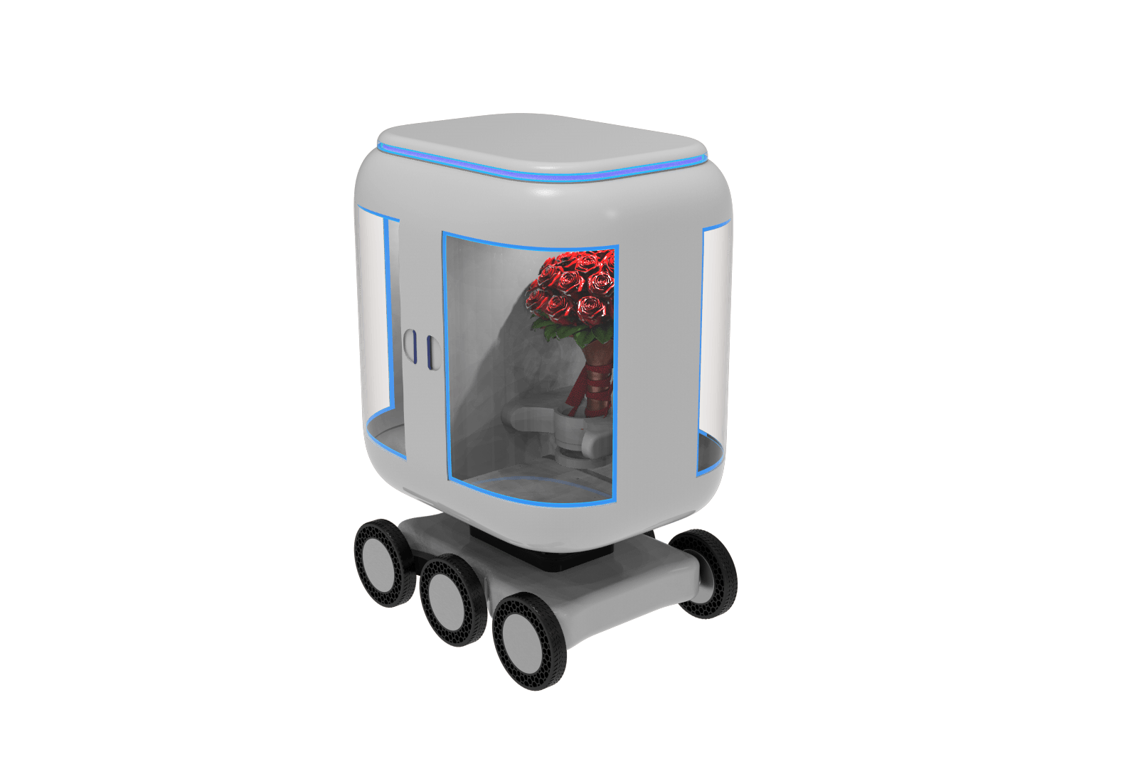 PeykBot robot flower deliveries